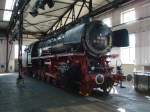 Die hervorragend gepflegte 44 606 im Bahnpark Augsburg am 03.10.10. ...