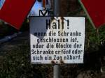 Gesehen am Stellwerksmuseum in Rendsburg   ...