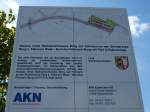 Bauschild der AKN in ...  Mario Sch�rholz 13.07.2010