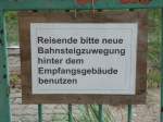 Dieses Schild kann man ...  Mirko Schmidt 10.10.2011