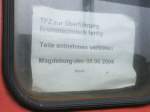 In der F�hrerstandst�r von ...  Mirko Schmidt 01.12.2011