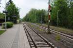 Bahnhof Hessisch Oldendorf blickrichtung ...  Michael Malter 20.05.2010