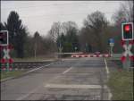 modernisierter Bahn�bergang bei km ...  Max Maa�en 20.03.2010