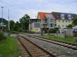 Bahnubergange B� 8,6 Ludwigshafen III in Ludwigshafen (Bodensee), vom dortigen �ffentlichen Weg neben den Gleisen aus fotografiert; 21.06.2010