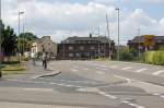 Erfttalbahn, Bahn�bergang  Zur Wasserm�hle in ...  Andreas Strobel 02.08.2010