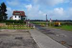 Bahn�bergang G�nhoven wegen Restaurieungsarbeiten ...  Andreas Strobel 08.08.2010