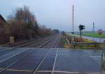 Blick vom Bahn�bergang  Auf ...  Andreas Strobel 11.12.2010