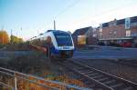 Osterath, Bahn�bergang Meerbuscher Stra�e ...  Andreas Strobel 11.01.2012