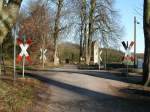 Unbeschrankter Bahn�bergang bei der ...  Mirko Schmidt 21.01.2012