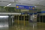 Bangkok MRT - Metro Bahnsteig der MRT-Haltestelle Chatuchak Park am 22.Mai 2007.