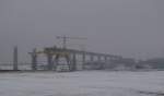 Akuteller Bauzustand der Unstruttalbrücke bei Wetzendorf für die ICE-Neubaustrecke von ... Akuteller Bauzustand der Unstruttalbrücke bei Wetzendorf für die ICE-Neubaustrecke von ...