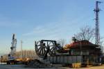 Der erste zur�ckgebaute Br�ckentrog ...  Gerd Wiese 27.01.2012