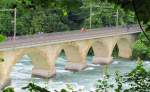 Bauwerke und Brucken Rheinr�cke bei Schaffhausen am Rheinfall; 21.06.2010