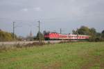 143 150-1 mit RB N�rnberg-Ansbach am 23.10.2010 bei Ro�tal.
  ...