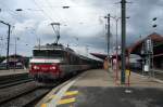 (1)15023 mit D 97, gen Norden kommend, mit Fahrtziel Z�rich ...