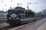 Die BB 16665 im September 1989 bei der Einfahrt nach ...