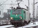 437014 der SNCF/FRET verl�sst den Gbf. K�ln Gremberg am 12.01.2010 ...