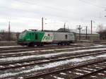Am 04.01.2010 steht 437 022 in Forbach(F). Diese Lok war ...