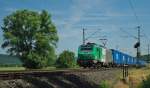 Das Gegenfrettchen zum ersten Frettchen: FRET 437026 mit dem Gegen-ITL-Containerzug ...