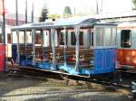 BD Bremgarten - Dietikon Bahn BD - Abestellter Sommerwagen C 11 vor dem Depot in Bremgarten am 11.10.2009