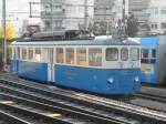 BD Bremgarten - Dietikon Bahn BD - Abestellter Triebwagen BDe 4/4  10 ' Mutsch�lle Z�hni ' in Bremgarten am 11.10.2009