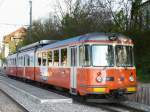 BD Bremgarten - Dietikon Bahn BD/ WM  - Triebwagen BDe 8/8 1 in Wohlen am 22.04.2010