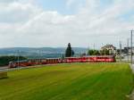 BD Bremgarten - Dietikon Bahn BD - Triebwagen BDe 8/8 4 zusammen mit demn Triebwagen BDe 8/8 8  unterwegs bei Wieden-Heinr�ti am 29.05.2010