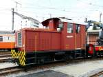 BD Bremgarten - Dietikon Bahn BD - Diesellok Tm 2/2 52 im Depotareal von Bremgarten beim Bahnfest am 29.05.2010