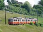 BD Bremgarten - Dietikon Bahn BD - Triebwagen BDe 8/8 6 zusammen mit demn Triebwagen BDe 8/8 7 unterwegs bei Wieden-Heinr�ti am 29.05.2010