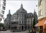 Zählt zu den schönsten der Welt -    Der Bahnhof Antwerpen Centraal.