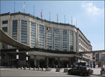 Bahnhof Bruxelles-Central/Brussel-Centraal -    Aussenansicht des Bahnhofes Centraal in Osten des Brüssler Stadtzentrum.