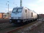 Besuch aus Belgien von 76 110 hatte der Bahnhof Bergen/Rügen am 15.April 2015.