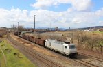 76 111 zu sehen am 29.03.16 mit dem Schrottzug in Könitz nach Cheb/Cz.