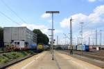 7786 und 7785 beide von der SNCB kommen aus Richtung Neuss,Herzogenrath,Kohlscheid,Richterich,Laurensberg mit einem Kurzen Kalkleerzug aus Oberhausen-West(D) nach Hermalle-Huy(B) und fahren durch