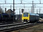 Diesel Triebzug 4158 in der Nhe vom Bahnhof Libramont aufgenommen am 10.02.08.