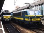 2757 und 1805 auf Bahnhof Lige Guillemins am 14-7-1998.