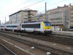 SNCB-Lok 1353 mit Personenzug in Brssel-Sd.