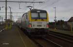 NMBS/SNCB 1808 - Bhf Oudenaarde. IC 2313, Oostende - Brussels-Airport. 2015-11-22 15:31