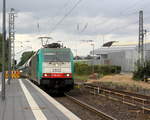 Die Cobra 2832  kommt die Kohlscheider-Rampe hoch aus Richtung Mönchengladbach,Herzogenrath mit einem Kalkleerzug aus Oberhausen-West(D) nach Hermalle-Huy(B) und fährt durch Kohlscheid in