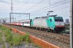 hle 2836 (oder E 186 228) mit Intercity Brussel-Amsterdam in Bahnhof Antwerpen-Luchtbal 04/08/2012