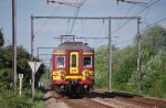 Triebwagen AM 63 Nr 247 fhrt ber Herbesthal in Richtung Aachen Hbf (IR q Lttich-Aachen) am 14.