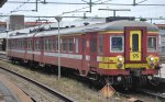 Triebzug (AM 62-63) der SNCB als L-Zug nach Lttich (Lige) im Bhf Maastricht.