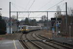 L-Zug nach Aachen Hbf trifft im Bhf Spa ein. 1. März 2018.