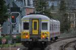 L-Zug aus Welkenraedt fhrt nach einem kurzen Halt in Spa nach Gronstre weiter. 11.11.2008 (AM 70)