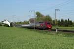 Thalys 4332 am 16.04.14 in Wickrath.