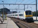 IC-A Zug nach Eupen fhrt durch den Bhf Ans (27. September 2013).