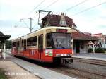 Gtw BN 6034 der SNCV/NMVB/NKG  -  De Haan-aan-Zee  -  12. August 1988