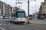 Kusttram Knokke - De Panne fhrt durch Blankenberge (2. November 2008)