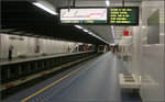 Metro Brüssel im Europaviertel an einem geschichtsträchtigen Tag -    Die Station Maelbeek/Maalbeek am 23.