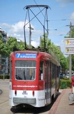 Antwerpener Strassenbahn in der Frankrijklei (30.